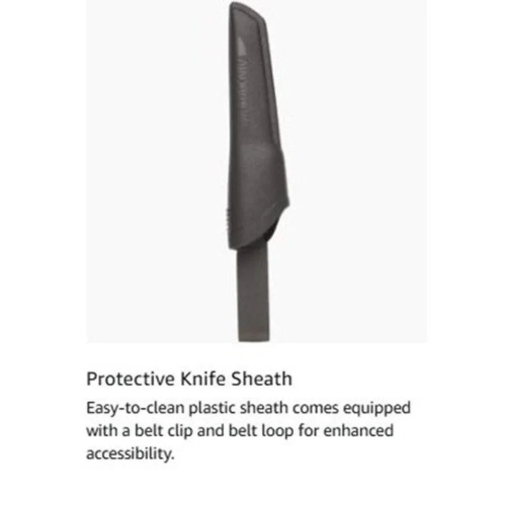Morakniv 4.3" Carbon Steel Bushcraft Knife w/ Sheath Black Fixed Blade M-10791 - Picture 8 of 9